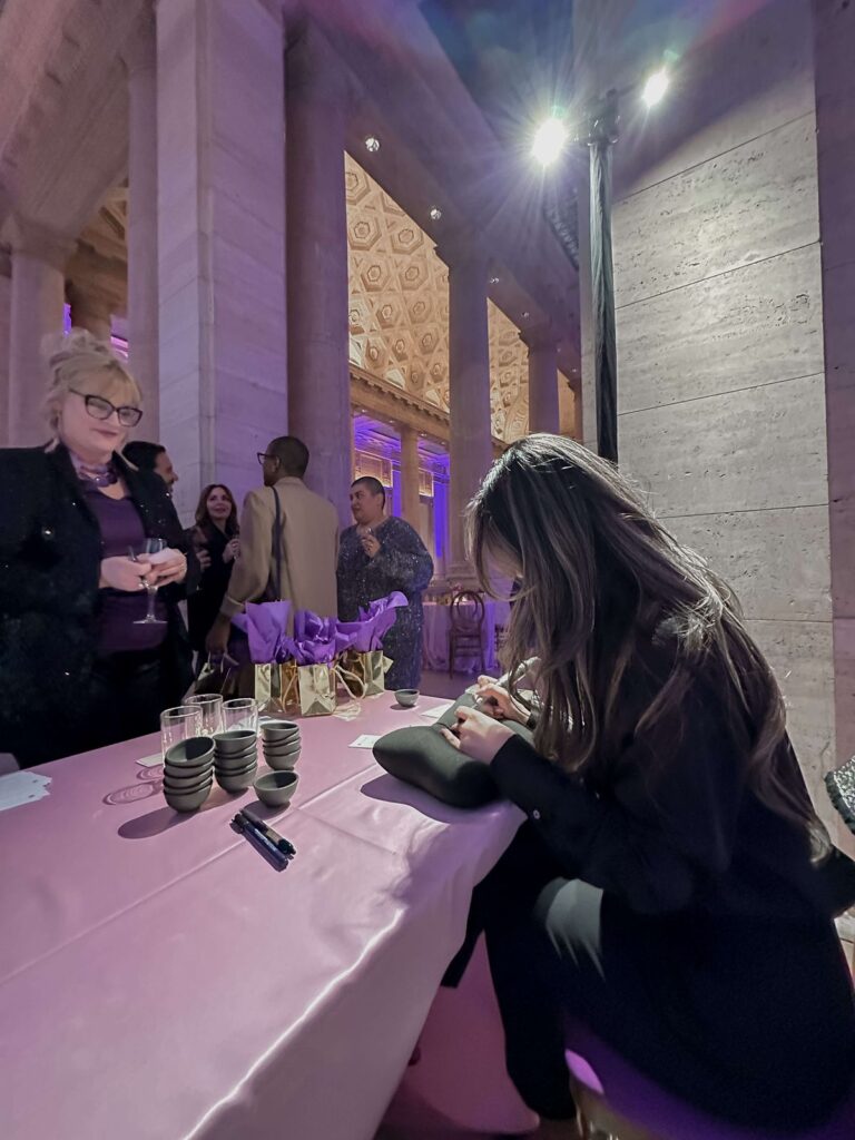 On-site engraving at the Asian Art Museum San Francisco